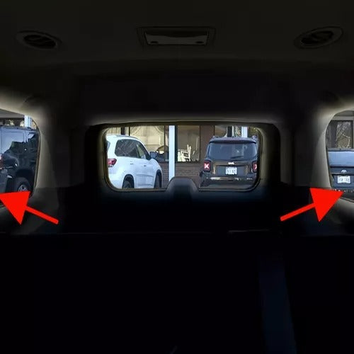 Wide Angle Rearview Mirror With Angel Vision