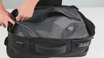 Traveling Bag Vacuum Compression With Air Pump Device 17-Inch Backpack, Waterproof Oxford Fabric
